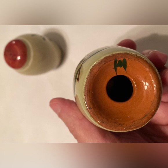 Stangl Pottery 'Magnolia' Salt & Pepper Set Mid Century Modern - Picture 8 of 8